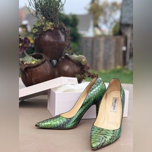 Jimmy Choos original snake skin